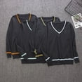 thumbnail image 4 of Suéter nuevo 2024 Slytherin Ravenclaw Hufflepuff Suéter de manga larga Cuello en V Ropa de uso diario unisex que combina con todo Disfraces de cosplay, 4 of 5