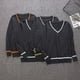 thumbnail image 4 of Suéter nuevo 2024 Slytherin Ravenclaw Hufflepuff Suéter de manga larga Cuello en V Ropa de uso diario unisex que combina con todo Disfraces de cosplay, 4 of 5
