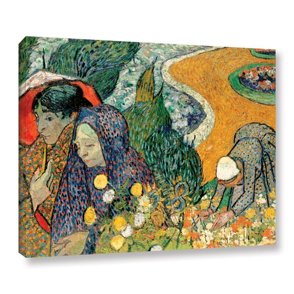 Memory of the Garden at Etten (Ladies of Arles) Gallery Wrapped Canvas