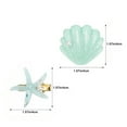 thumbnail image 4 of 8Pcs Seashell Hair Clips Mermaid Hair Accessories Shell Pearl Hairpins for Kids Girls, 4 of 9