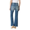 thumbnail image 2 of WallFlower Women's Fearless Curvy Super Flare High Rise Insta Vintage Juniors Jeans, 2 of 3