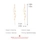 thumbnail image 3 of Pendientes para mujer, regalos para mujer, pendientes largos con borlas de moda para mujer, pendientes únicos, pendientes festivos, joyería decorativa, pendientes de metal., 3 of 3