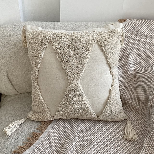 Boho Throw Pillow Covers 17x17 Of Decorative Cushion Case Striped Pillows Cover Pillow Cases Pillowcase For Sofa Couch Bed