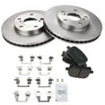 thumbnail image 2 of TRQ Front Brake Pad & Rotor Kit Brake Pads Brake Rotor Ceramic Fits Select 1997-2001 Lexus ES300 1998-2004 Toyota Avalon Camry 1999-2003 Solara, 2 of 6