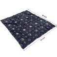 thumbnail image 4 of Dark Blue Sun Moon Rocket Pattern Blanket,Comfortable Soft Lamb Wool Throw Blanket,All Season,Warm Lightweight Blankets for Sofa Bed Couch Living Room Chair,50"x60", 4 of 4