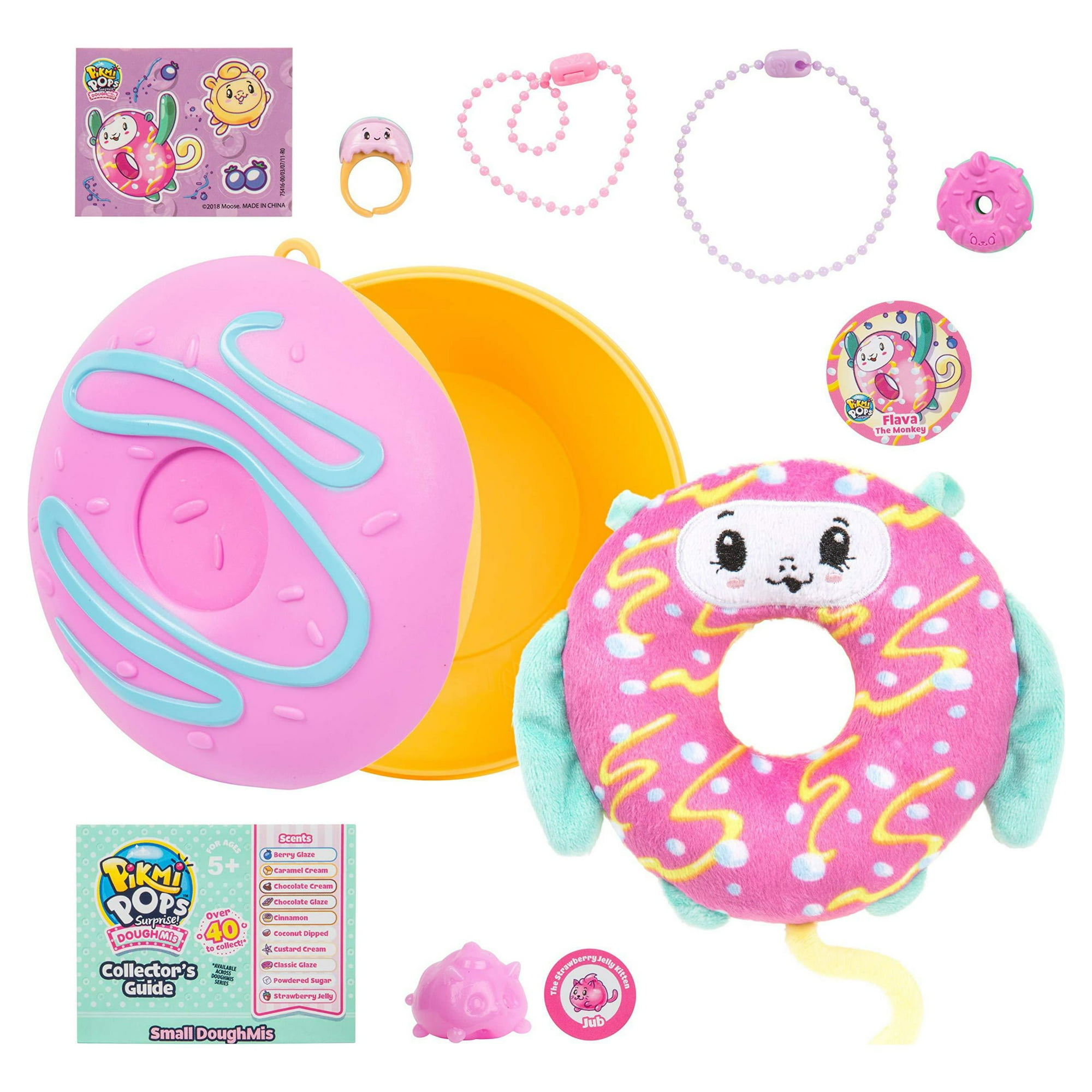 Pikmi Pops DoughMis Series Surprise Pack 1pc Collectible Scented Medium Plush Toy in Medium Donut with Surprises Walmart