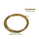 thumbnail image 2 of Cable de reemplazo de cuerda de salto Uxcell de 10 pies, 2.5 mm, cuerda de salto profesional de alambre de acero, tono dorado, paquete de 2, 2 of 6