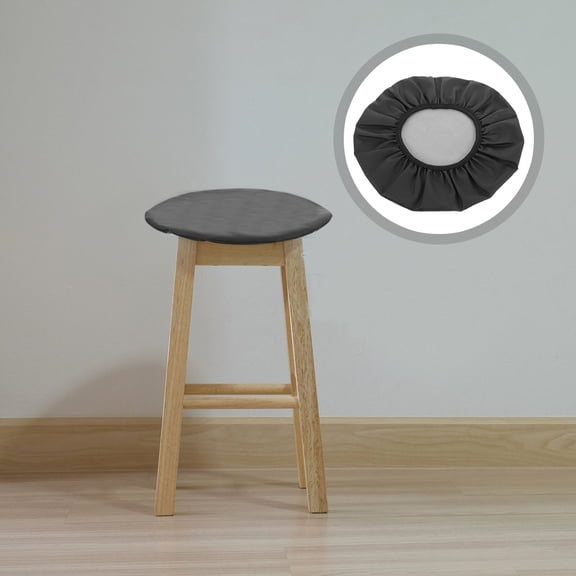NICEXMAS Round Bar Stool Seat Cover for Home Users Kitchen 1Pack 13.8x13.8in