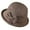 Khaki, variant on Holzkary Women's Cloche Bucket Hat 1920S Vintage Dress Winter Hats with Flower Accent Women's Autumn and Winter Dome Casual Fisherman Pot Hat Small Bowler Hat Coffee M