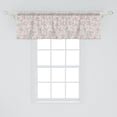 thumbnail image 2 of Ambesonne Vintage Window Valance, Pastel Design Tulip Flowers, 54" X 18", Champagne Pale Rose, 2 of 3