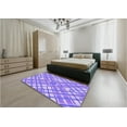 thumbnail image 4 of Ahgly Company Indoor Round Patterned Aztech Purple Area Rugs, 5' Round, 4 of 6
