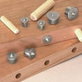 thumbnail image 3 of Raindrops  2 Sets Log Pin Retainer Cabinet Locator Dowel Dowels Silver, 3 of 8