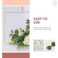 thumbnail image 5 of Zcyifa Wreath Frame Decorative DIY Wreath Multi-function Flower Frame Delicate Square Frame Flower Supply, 5 of 11