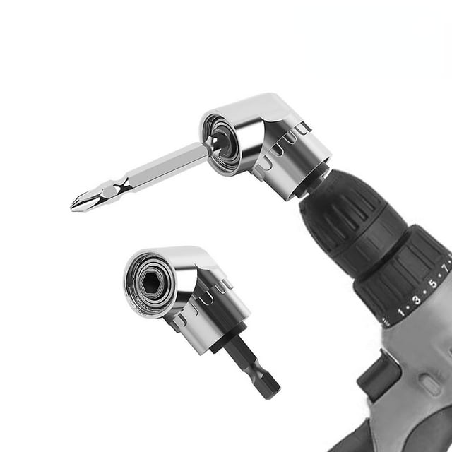 Puntas de boquilla angulares de 105 grados para adaptador de destornillador eléctrico, punta hexagonal de 1/4"
