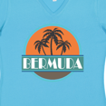thumbnail image 4 of Inktastic Bermuda Vacation Trip Women's V-Neck T-Shirt, 4 of 5