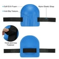 thumbnail image 4 of Uxcell EVA Foam Lightweight Gardening Knee Pads with Elastic Straps, Blue 2 Pair, 4 of 5