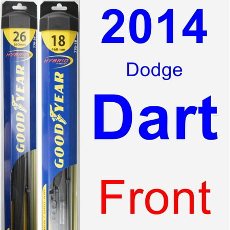 2017 Dodge Dart Wiper Blade Set Kit Front 2 Blades Hybrid 2017 Dodge Dart Wiper Blade Set Kit Front 2 Blades