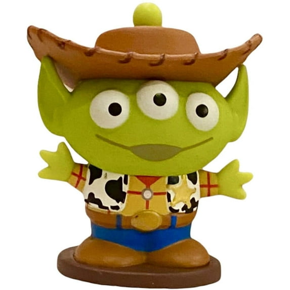 Remix Space Alien Sheriff Woody 3” Cake Topper Toy Story Figure Figurine Pvc New…