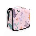 thumbnail image 2 of Travel Hanging Toiletry Bag Home Cosmetic Organizer Makeup Bag Spring Flowers, 2 of 8