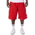 thumbnail image 2 of Pro Club Men's Heavyweight Mesh Basketball Shorts (Royal Blue/Red/Brown), 2 of 4