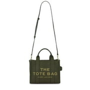 Marc Jacobs Womens The Leather Small Tote Bag, Forest H009L01SP21-305