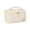 Beige, variant on Fresh And Open Cover Cake Makeup Bag Portable Cosmetic Storage Organizer Hand Washable Travel Toiletry Pouch For Women Girls