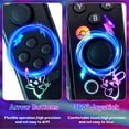thumbnail image 4 of Wireless Controller for Nintendo Switch with Wrist Strap,Left and Right RGB Joypad Controllers Compatible with Switch/OLED/Lite,Support Dual Vibration/6-Axis Gyro/Motion Control/Wake-up(Pika-1), 4 of 6