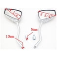 thumbnail image 6 of Skull Hand Skeleton Mini Side Rearview Mirror Motorcycle Street Naked Bike Cruiser Chopper Custom, 6 of 8