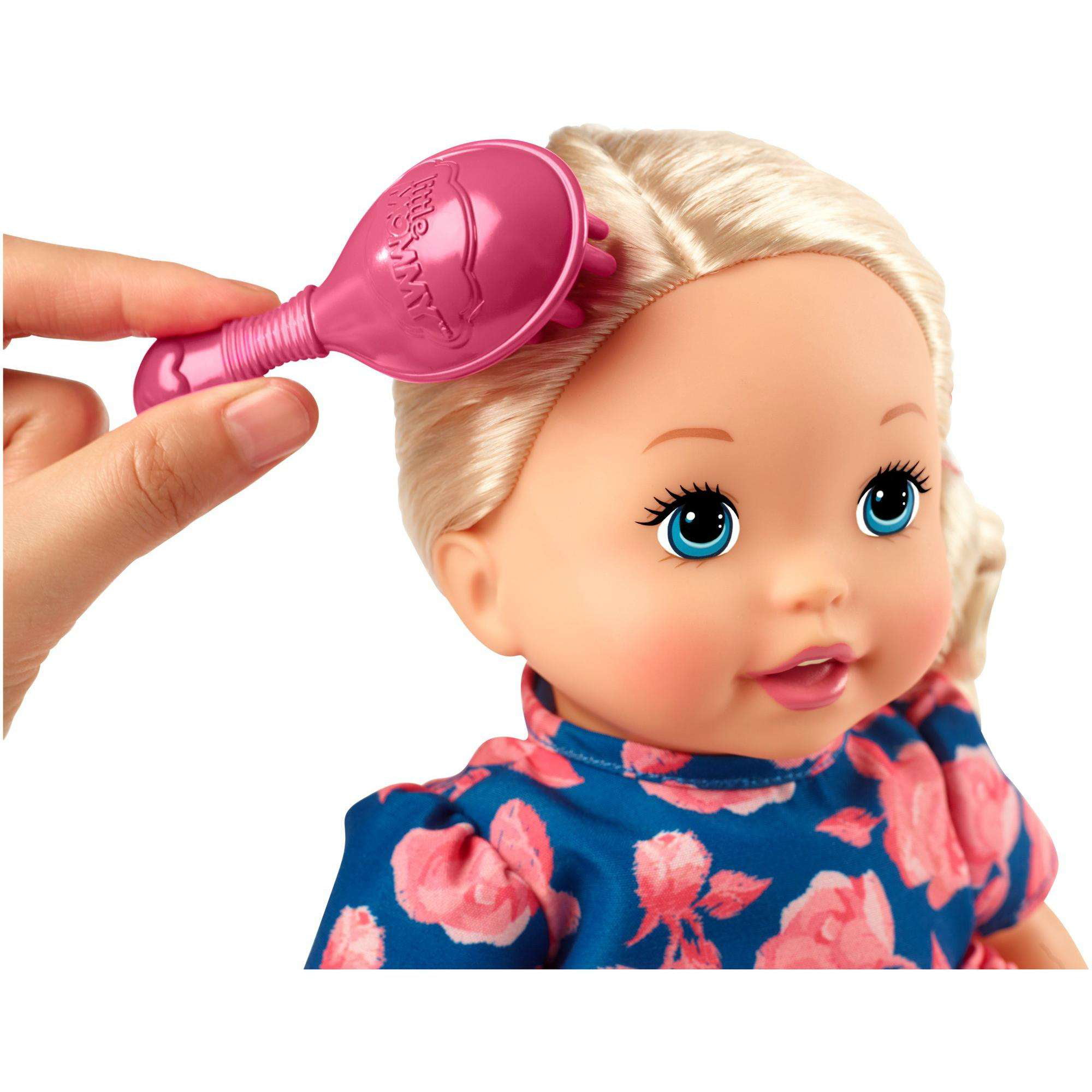 Little Mommy Sweet As Me Rose Dress Doll with Hairbrush