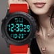 thumbnail image 3 of Reloj deportivo para hombre, relojes de moda para hombre, LED, digital, fecha, militar, deportivo, de goma, de cuarzo, reloj con alarma, reloj general., 3 of 3