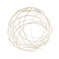 thumbnail image 2 of Denine Large Abstract Round Wall Art - Gold, 2 of 6
