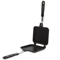 thumbnail image 3 of SEWCHICS Nonstick Black Sandwich Press Double Sided Baking Pan for Quick Breakfasts, 3 of 8