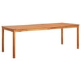thumbnail image 2 of vidaXL 9 Piece Garden Dining Set with Cushions Solid Acacia Wood, 2 of 5
