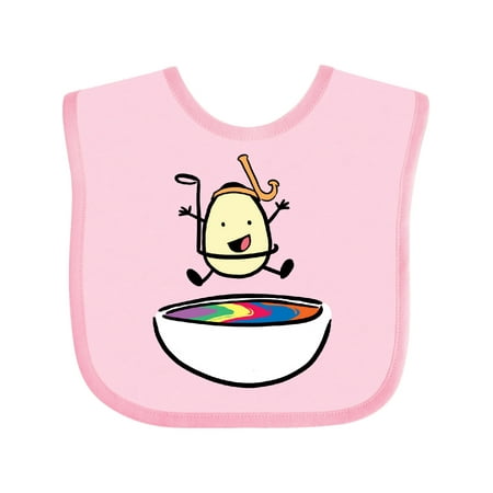 

Inktastic Easter Egg Jumping into the Dye with Snorkel Gift Baby Boy or Baby Girl Bib