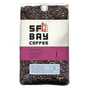 SF Bay Coffee Dark Roast Whole Bean Coffee, Dark-Medium Roast, 32 oz Bag