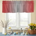 thumbnail image 6 of Valances for Windows Rod Pocket Short Curtain for Bathroom Living Room Bedroom 1 Panel 42x12in, 6 of 9