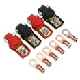 thumbnail image 2 of Connecteurs de Bornes, 4 Pcs Embouts de Câble de Batterie Professionnels Connecteurs de Bornes de Batterie en Cuivre Robuste pour Atelier de Réparation Automobile, 2 of 8