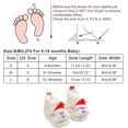 thumbnail image 3 of Infant Baby Slippers, Girls Boys Booties, Warm Baby Socks Shoes, Newborn Crib Shoes, Christmas Baby Footwear Prewalkers, 3 of 8