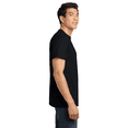 thumbnail image 3 of Gildan Men's T-Shirt, Ribbed Crewneck Tee, Short Sleeve Shirts | Black, 100 Cotton, 9 Pack, 4XL, 3 of 5