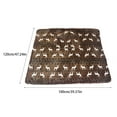 thumbnail image 4 of Naiovety Manta térmica Polar Fleece Amigable con la piel Terciopelo de doble cara Conveniente alfombra Apariencia exquisita Manta de lana Decoración del hogar, 4 of 6