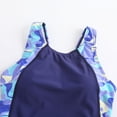 thumbnail image 3 of Shadoumai Girls Swimsuit One Piece Ruffle Ruched Tankini for Girls Lightweight Solid Color Ruffle Bathing Suit Swimwear Set Girl Ruched Adjustable Strap, 3 of 8