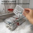 thumbnail image 5 of Gnmfd Transparent Jewelry Storage Box with 12 Compartments for Earrings Rings Necklaces Brooches, Portable Travel Organizer, Jewelry Organizers and Storage, Storage Cabinet, 5 of 6