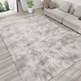 thumbnail image 6 of Kentaly Shaggy Area Rugs Carpet for Bedroom Living Room 4x6ft, Soft Fluffy Rug Plush for Indoor Home Dining Room, Anti-Skid Throw Rugs for Kids Room Decor（Water gray）, 6 of 8