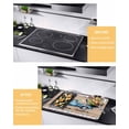 thumbnail image 2 of Large Induction Cooktop Protector Mat Happy Easter Stove Top Covers for Electric Stove, Vintage Blue Truck Bunny Duck Wooden Grain Decorative Stove Burner Cover Mats, Glass Top Stove Cover, 2 of 7