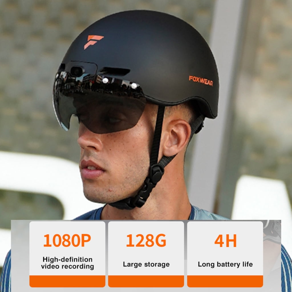 Innovative Cycling Helmets with 1080P Camera Portable Intelligent Helmets Gift