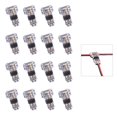 thumbnail image 1 of Conectores De Cable De Bajo Voltaje Sin Soldadura Sin Pelar Cables Conectores De Cable Pequeños De 3 Vías Y 2 Pines Conectores De Grifo En T Compactos Se Adapta A Cables De Calibre 24-20 Paquete De 16, 1 of 5