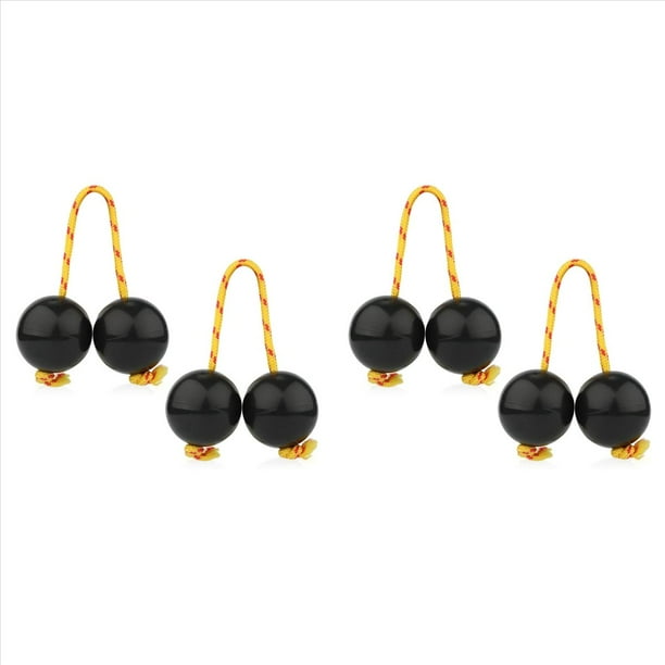 2 Par de Maracas Aslatua, Instrumento de Percusión Musical Kashaka, Maraca Africana Asalato, Bolas Rítmicas Negras.