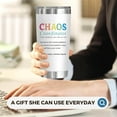 thumbnail image 3 of Gifts for Women - Gifts for Boss Lady - Chaos Coordinator Gifts - Thank You Gifts for Coworker, Manager, Teacher - Birthday Gifts for Women Boss Day Gifts - 20 Oz Stainless Steel Tumbler, 3 of 6