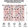 thumbnail image 2 of Blackout Kids Curtains,Pink Cartoon Dinosaurs Volcanoes Pattern Childrens Insulated Curtains Set Of 2,Bedroom Essentials,Toddler Room Decor 42"x63", 2 of 5