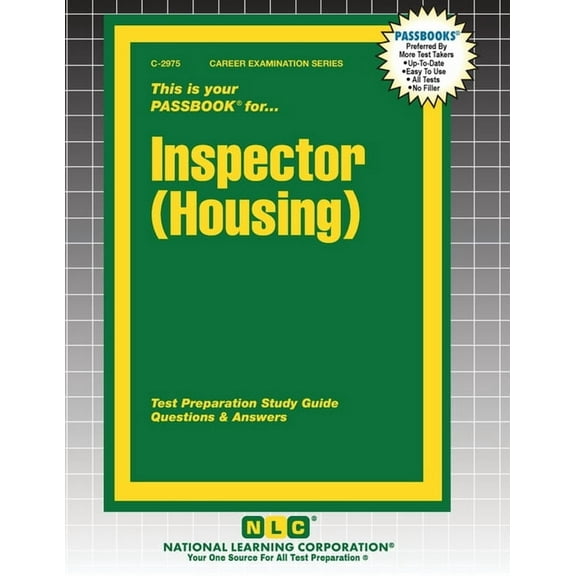 Career Examination Inspector (Housing), Book 2975, (Paperback)